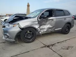 Salvage cars for sale at Grand Prairie, TX auction: 2017 Mitsubishi Outlander ES