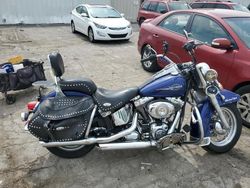 Salvage motorcycles for sale at Fort Wayne, IN auction: 2007 Harley-Davidson Flstc