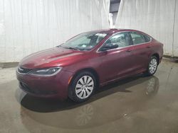 Salvage cars for sale at Central Square, NY auction: 2015 Chrysler 200 LX