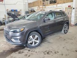 Salvage cars for sale at Ham Lake, MN auction: 2021 Jeep Cherokee Limited