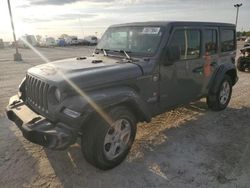 Jeep salvage cars for sale: 2019 Jeep Wrangler Unlimited Sport