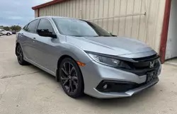 Honda salvage cars for sale: 2020 Honda Civic Sport