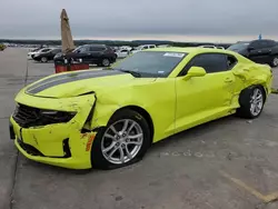 Salvage cars for sale at Grand Prairie, TX auction: 2020 Chevrolet Camaro LS