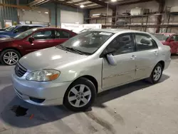 Salvage cars for sale at Eldridge, IA auction: 2003 Toyota Corolla CE