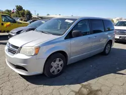 Salvage cars for sale at Martinez, CA auction: 2012 Dodge Grand Caravan SE