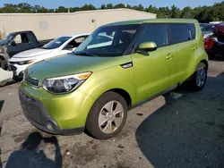 Salvage cars for sale at Exeter, RI auction: 2016 KIA Soul