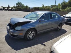 Volkswagen salvage cars for sale: 2005 Volkswagen New Jetta 2.5L Option Package 1