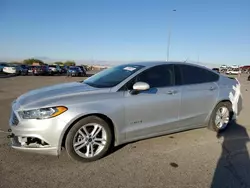 Salvage cars for sale at North Las Vegas, NV auction: 2018 Ford Fusion SE Hybrid