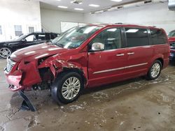 Salvage cars for sale at Davison, MI auction: 2013 Chrysler Town & Country Limited