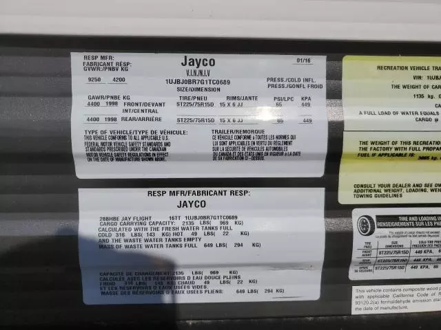 2016 Jayco JAY Flight