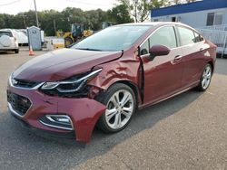 Chevrolet salvage cars for sale: 2016 Chevrolet Cruze Premier