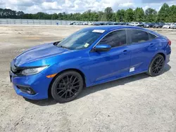 Flood-damaged cars for sale at auction: 2019 Honda Civic Sport