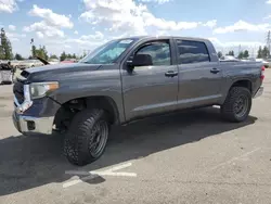 Salvage cars for sale at Rancho Cucamonga, CA auction: 2018 Toyota Tundra Crewmax SR5