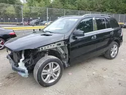 Salvage cars for sale at Waldorf, MD auction: 2012 Mercedes-Benz ML 350 4matic