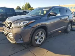 Toyota Vehiculos salvage en venta: 2018 Toyota Highlander Limited