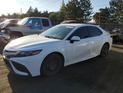 Salvage cars for sale at Denver, CO auction: 2021 Toyota Camry SE