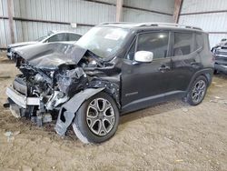 Salvage cars for sale at Houston, TX auction: 2016 Jeep Renegade Limited