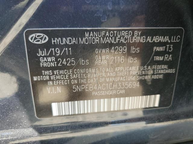 2012 Hyundai Sonata GLS