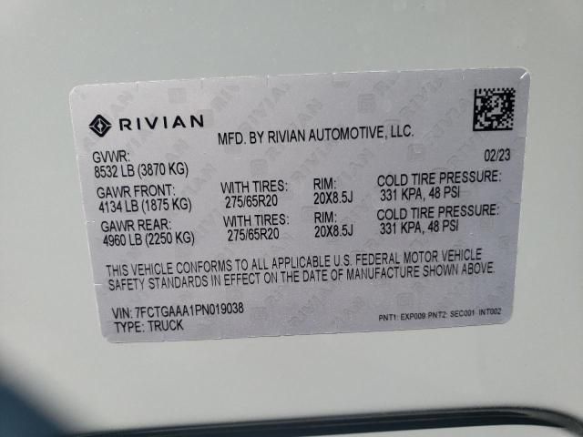 2023 Rivian R1T Adventure