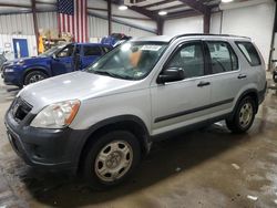 Salvage cars for sale at West Mifflin, PA auction: 2005 Honda CR-V LX