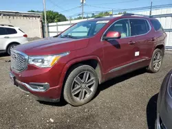 Salvage cars for sale at New Britain, CT auction: 2017 GMC Acadia Denali