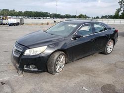 Salvage cars for sale at Dunn, NC auction: 2013 Chevrolet Malibu 2LT