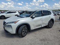 Salvage cars for sale at Houston, TX auction: 2021 Nissan Rogue SV