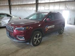 Jeep salvage cars for sale: 2019 Jeep Cherokee Limited