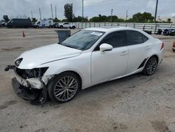 Salvage cars for sale at Miami, FL auction: 2014 Lexus IS 250