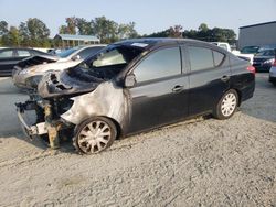 Salvage cars for sale at Spartanburg, SC auction: 2015 Nissan Versa S