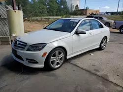 Salvage cars for sale at Gaston, SC auction: 2011 Mercedes-Benz C 300 4matic