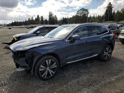 Salvage cars for sale from Copart Graham, WA: 2022 Volvo XC60 B6 Inscription