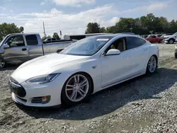 Vehiculos salvage en venta de Copart Mebane, NC: 2013 Tesla Model S