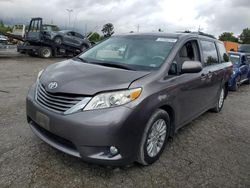 Salvage cars for sale at Bridgeton, MO auction: 2013 Toyota Sienna XLE