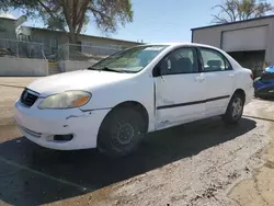 Salvage cars for sale at Albuquerque, NM auction: 2008 Toyota Corolla CE