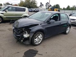 Salvage cars for sale at Woodburn, OR auction: 2015 Volkswagen Golf TDI