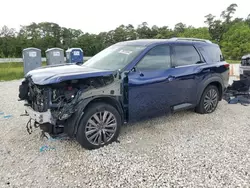 Salvage cars for sale at Houston, TX auction: 2023 Nissan Pathfinder SL