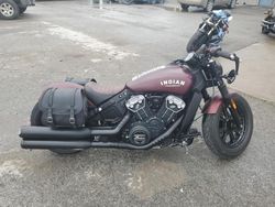 Salvage cars for sale from Copart Ellwood City, PA: 2022 Indian Motorcycle Co. Scout Bobber ABS