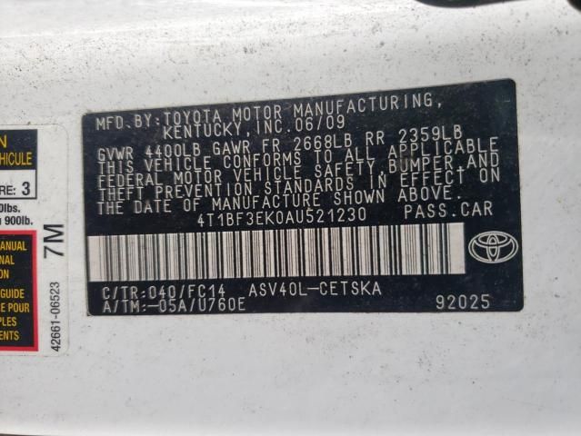 2010 Toyota Camry Base