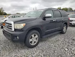 Salvage cars for sale at Barberton, OH auction: 2008 Toyota Sequoia Limited