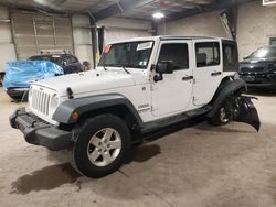 Salvage cars for sale from Copart Chalfont, PA: 2015 Jeep Wrangler Unlimited Sport