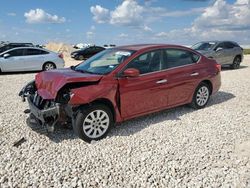 Salvage cars for sale at Taylor, TX auction: 2017 Nissan Sentra S