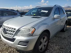 Mercedes-Benz salvage cars for sale: 2011 Mercedes-Benz ML 350 4matic