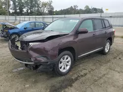 2013 Toyota Highlander Base en venta en Spartanburg, SC