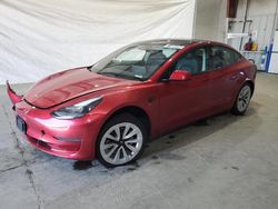 Salvage cars for sale at North Billerica, MA auction: 2022 Tesla Model 3