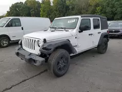 Salvage cars for sale at Glassboro, NJ auction: 2022 Jeep Wrangler Unlimited Sport