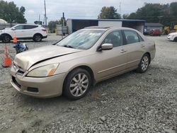 Salvage cars for sale at Mebane, NC auction: 2006 Honda Accord EX