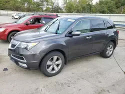 Salvage cars for sale at Ellwood City, PA auction: 2012 Acura MDX