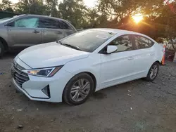 Salvage cars for sale at Baltimore, MD auction: 2019 Hyundai Elantra SEL