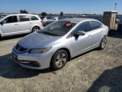 Salvage cars for sale at Antelope, CA auction: 2014 Honda Civic LX